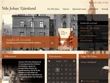 Tablet Screenshot of nilsjohantjarnlund.se